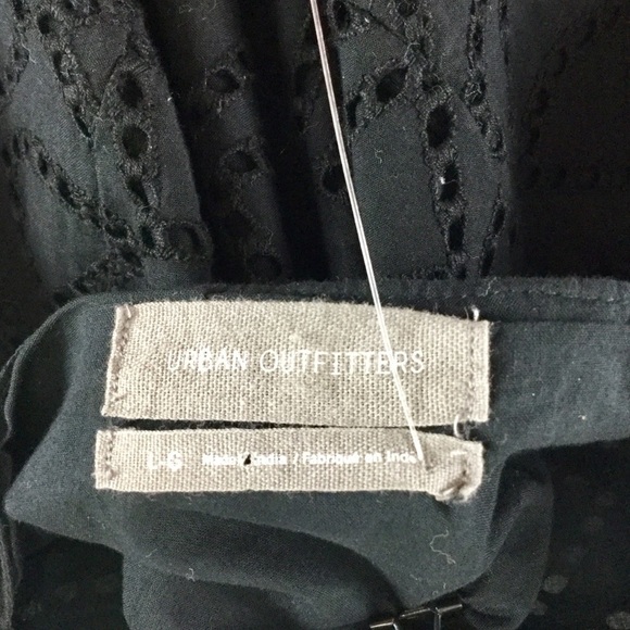 Urban Outfitters Wilma Eyelet Body-Con Mini Dress Size L NWT - Picture 9 of 11